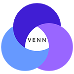 Venn DEI logo with "Venn" written in the middle.